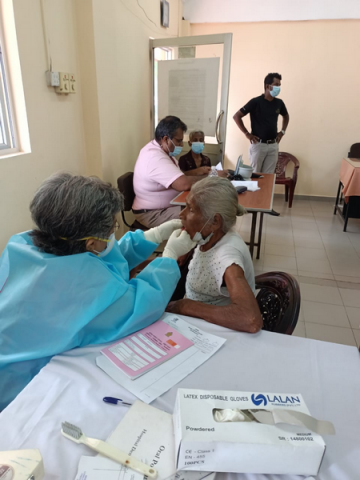 A health medical clinic at Homagama Wataraka South Service Square (2022-11-19)